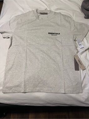 Essentials men’s light oatmeal shirts